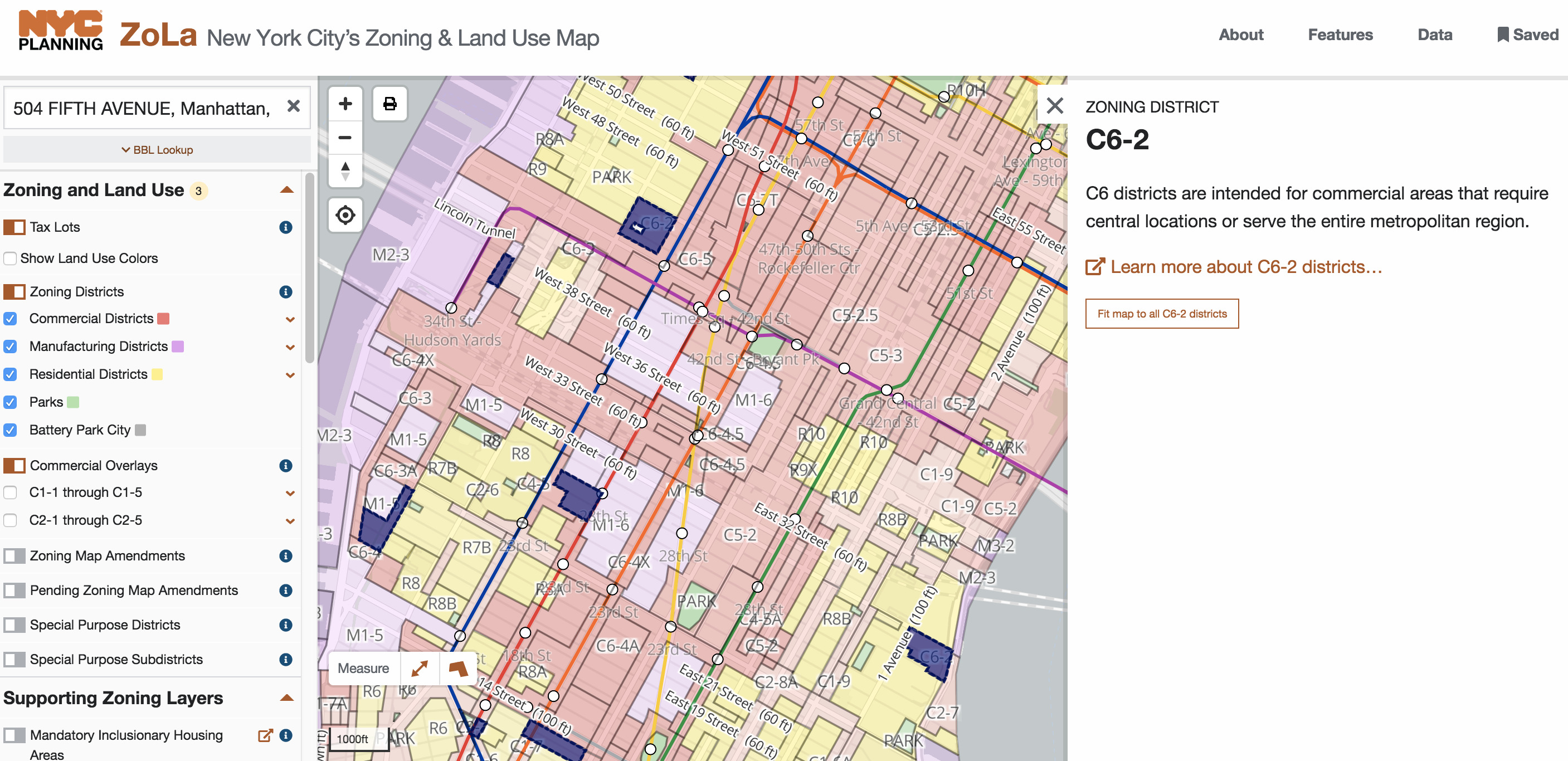 tourist commercial zoning